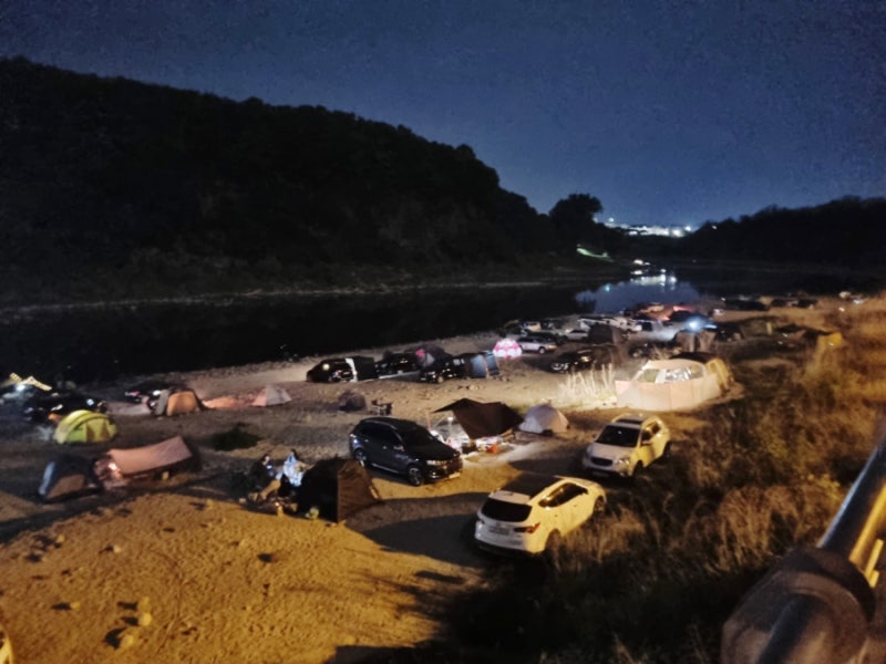 서울근교 연천 한탄강 노지캠핑 : 용감했던 우리의 첫 차박캠핑