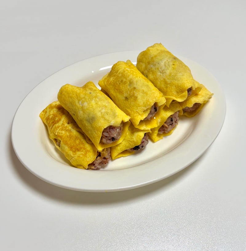 [생존기 #5] 참치와 계란의 맛없없 조합! 참치계란말이 주먹밥