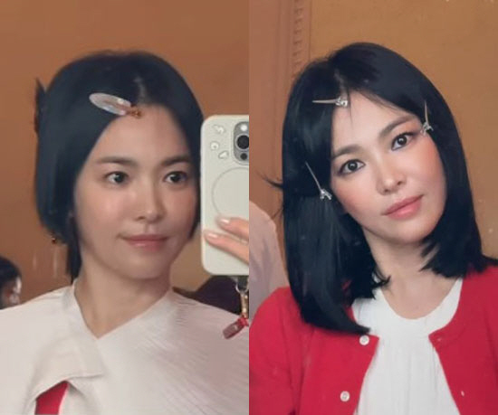 <b>송혜교</b>, 파리에서 <b>남사친</b>과 데이트 포착! 민낯도 빛나는 미모