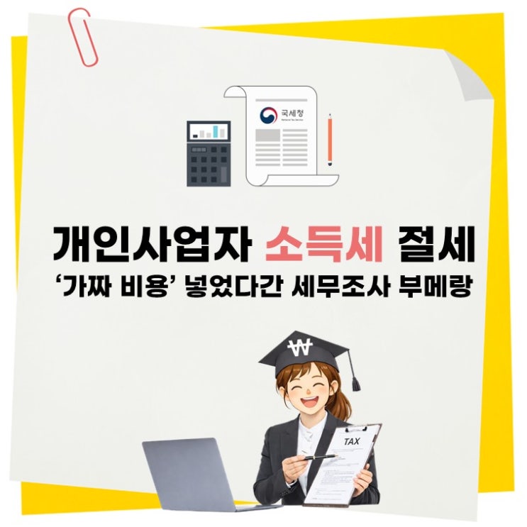 이거 넣으면 걸린다! 소득세 비용처리 금지 항목 6가지
