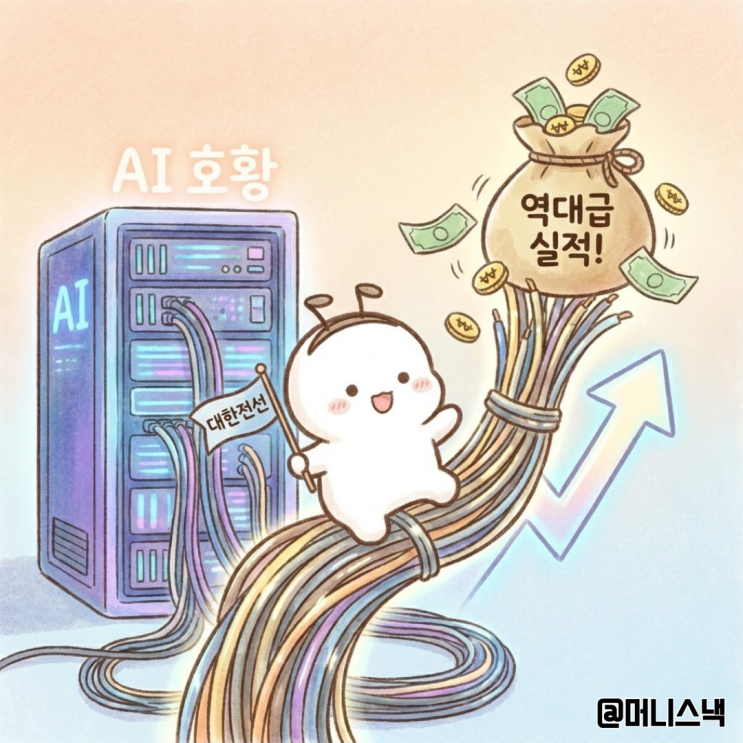 AI 호황 찐 수혜주는 전선? 대한전선 주가 전망 역대급 실적 예고