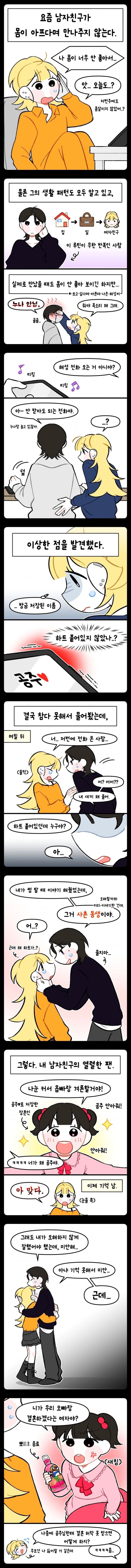  남친이 의심되는 여친.manhwa