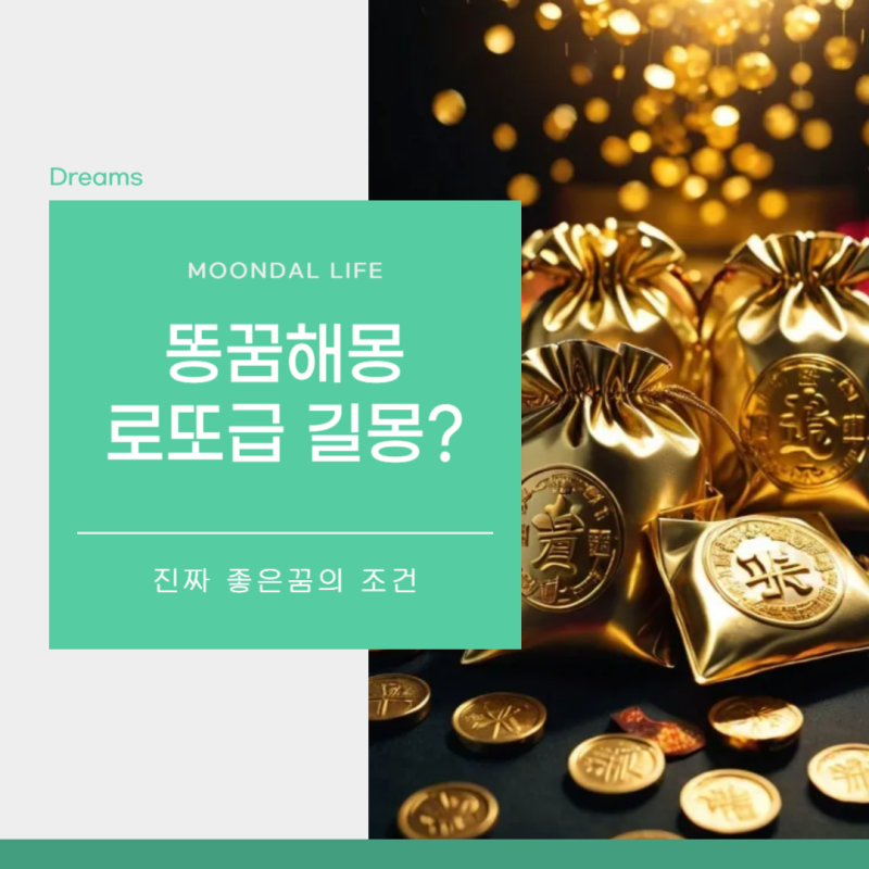 똥꿈해몽 변기가득 안내려가는꿈 몸에 똥 묻는 꿈 중 로또 당첨급 길몽은?