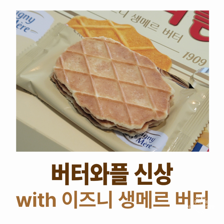  버터와플 이즈니 생메르 버터, 신상 과자 후기: 은은한 맛과 향의 매력