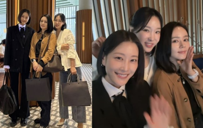 이현이, 한가인이랑 친했네…"미녀배우 모임", 테슬컷