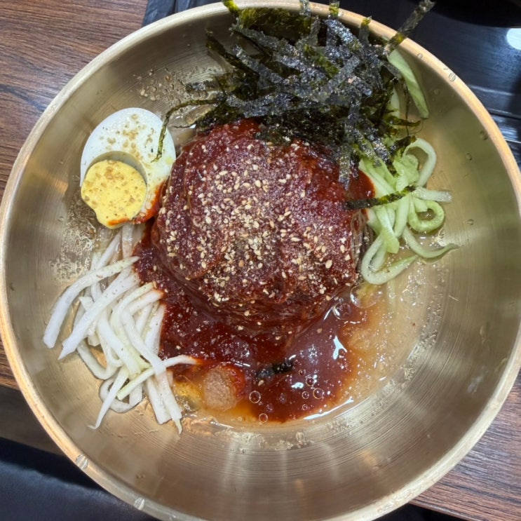  백양막국수 뭐랄까 건강한 맛이랄까?