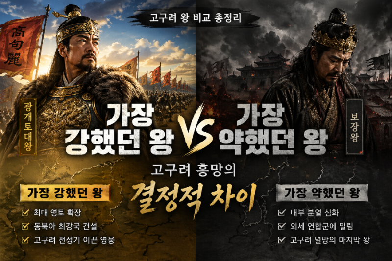 [한국사.역사] 고구려 왕 비교 총정리 가장 강했던 왕 vs 가장 약했던 왕 고구려 흥망의 결정적 차이 : 네이버 블로그