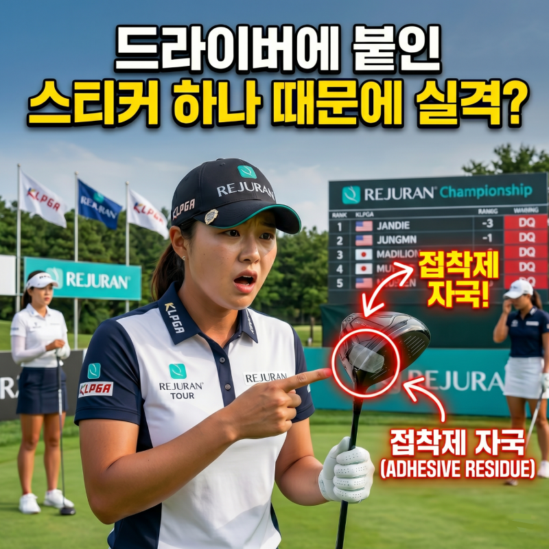 "드라이버에 붙인 스티커 하나 때문에 실격?" KLPGA 문정민 프로 사건 알아보기