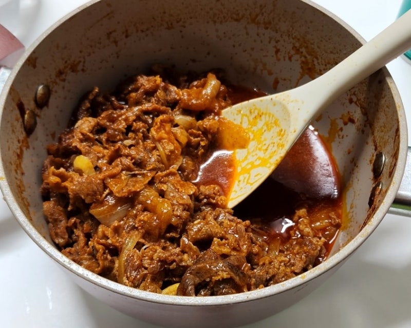 시판양념 소불고기 만들기 | 매운 갈비찜 레시피 초간단 버전 | 양파 마늘 소분