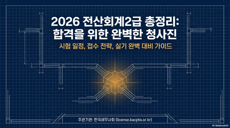 전산회계2급 시험 일정 2026 총정리