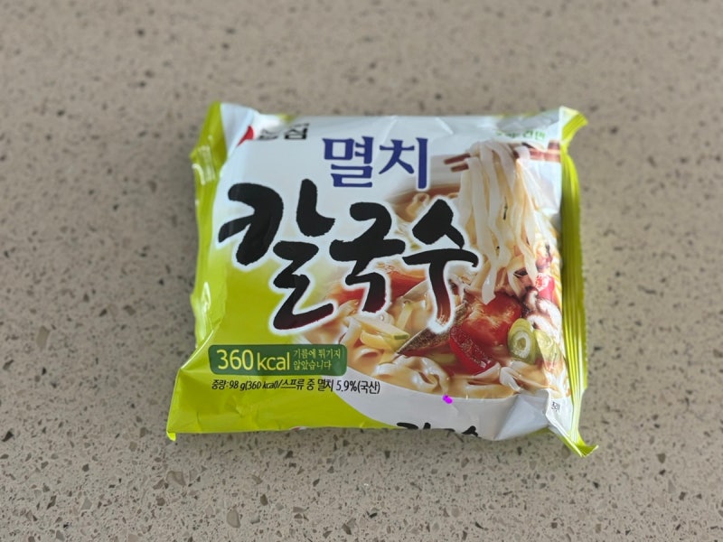 멸치칼국수 10분 레시피 +주의사항