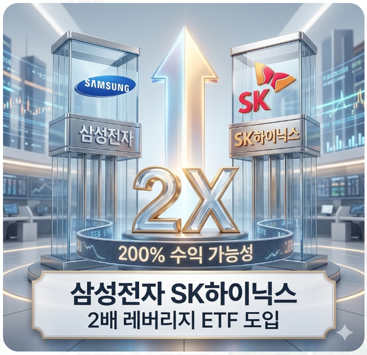  국내 주식 '단일종목 레버리지' 허용! 삼전·하이닉스 200% 수익 가능할까?