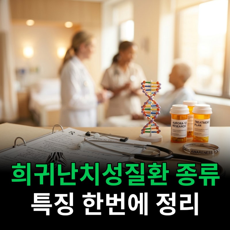희귀난치성질환 종류와 특징 한 번에 정리
