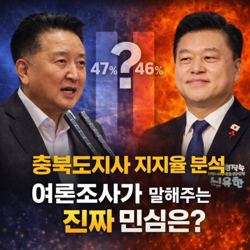 충북도지사 지지율 분석, 여론조사가 말해주는 진짜 민심은?