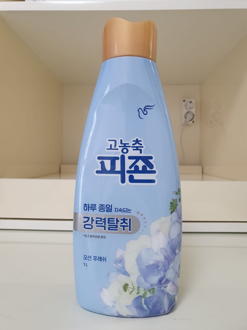 고농축 피죤 강력탈취 오리지널 오션후레쉬 체리블라썸 섬유유연제 두 가지 후기