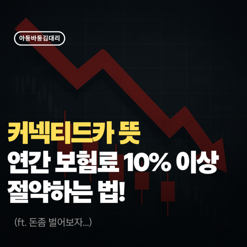 커넥티드카 뜻, 할인 특약 하는법 연간 보험료 10% 이상 절약하는 법!