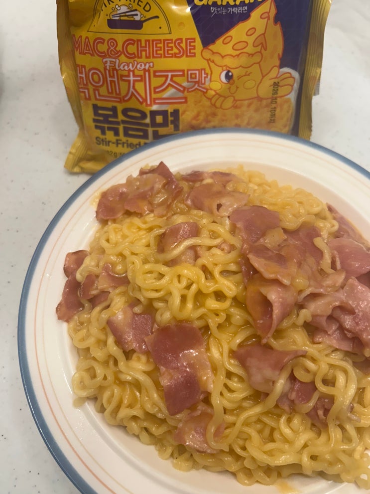  치즈덕후들 집합, 꾸덕한 치즈맛 신상라면 추천 <맥앤치즈맛 볶음면>