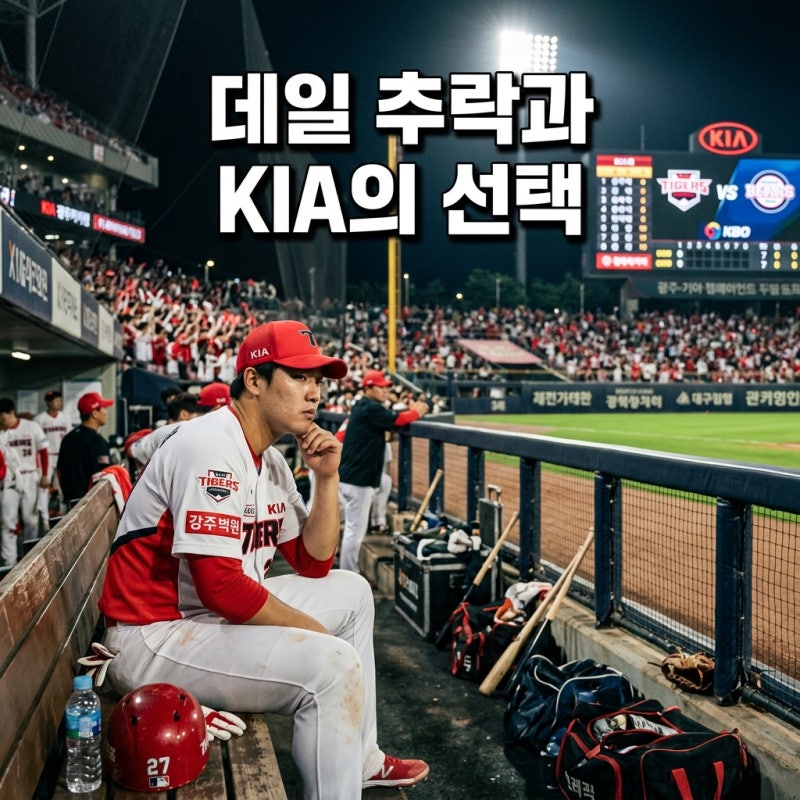 데일 추락 원인 분석? KIA 아시아쿼터 야수 박찬호 공백과 이범호 감독의 결단