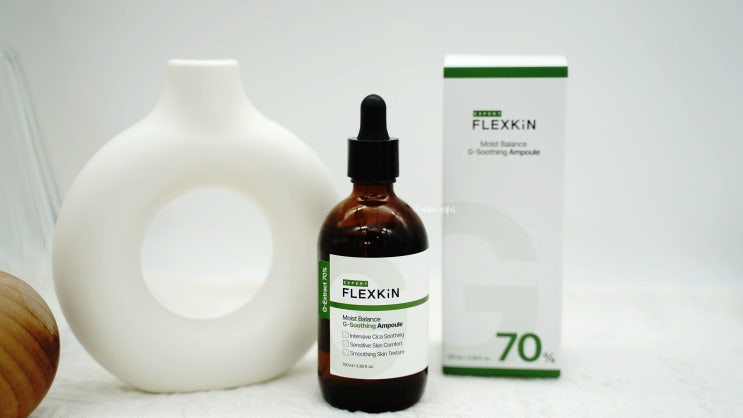  병의원 입점 화장품? 녹차수 70% 베이스 플렉스킨앰플 수분감