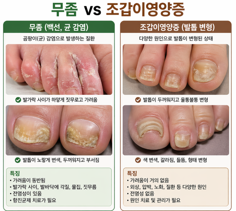 조갑이영양증 두꺼워진손톱 변형손톱 부스러지는손톱 갈라지는손톱 조갑변색 누런손톱 검....