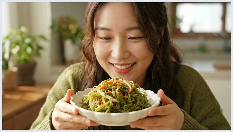  미역줄기볶음 레시피 참기름 팍팍! "이것" 하나로 비린내 완벽 차단