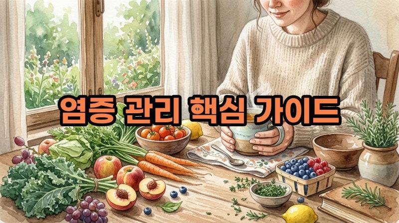 몸속 염증 없애기, 건강 식단과 좋은 차로 활력 UP!