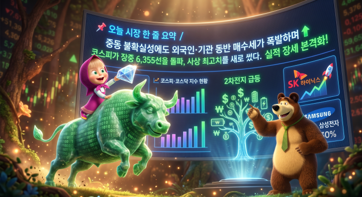  [2026년 4월 21일] 국내 증시 마감 브리핑 — 코스피 사상 최고치 경신! 실적 장세 본격화