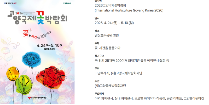 일산 꽃박람회 무료로 보는 법 (입장료 없이 꽃 80% 즐기는 동선 공개)