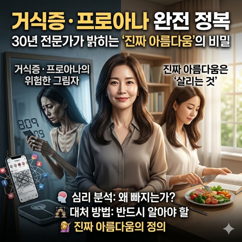거식증 프로아나 뜻 위험한 뼈말라