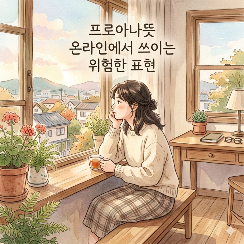 프로아나뜻 온라인에서 쓰이는 위험한 표현 의미 쉽게 정리