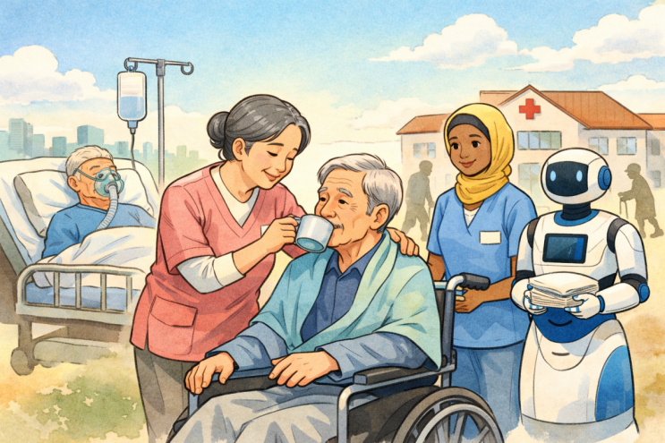 “돌봐줄 사람이 없다” 한국 ‘돌봄 인력 절벽’ 위기
