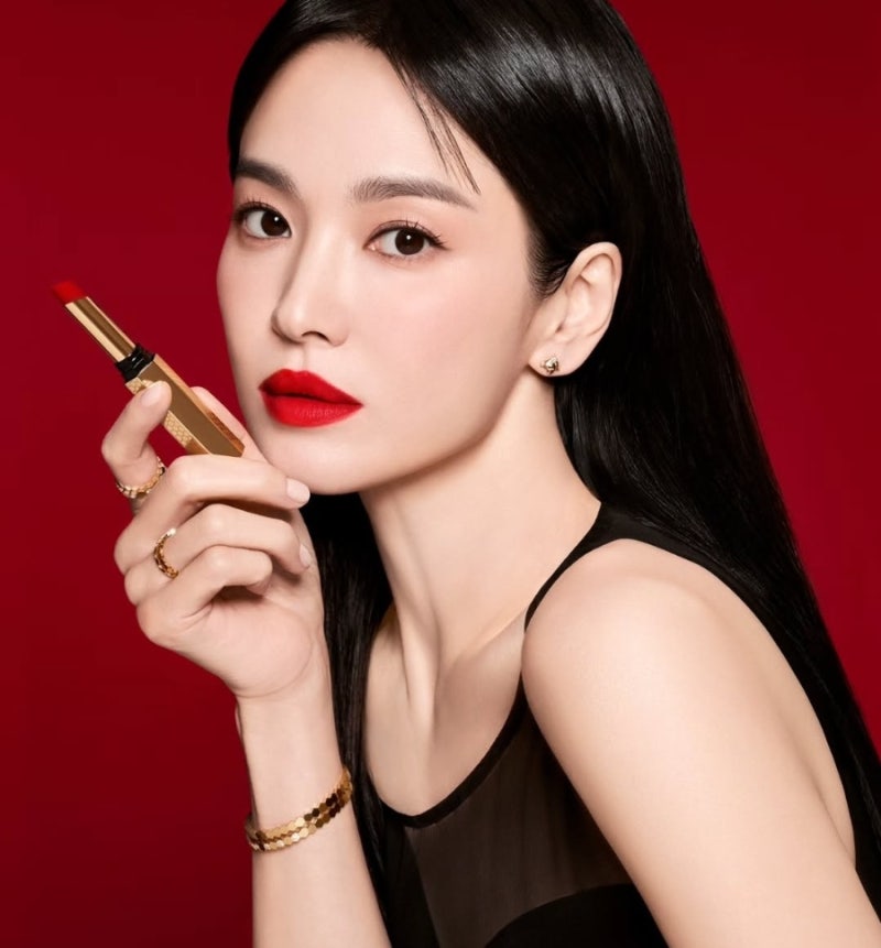 송혜교 립스틱 겔랑 키스키스 허니 인텐스 매트 출시 컬러 가격 발색