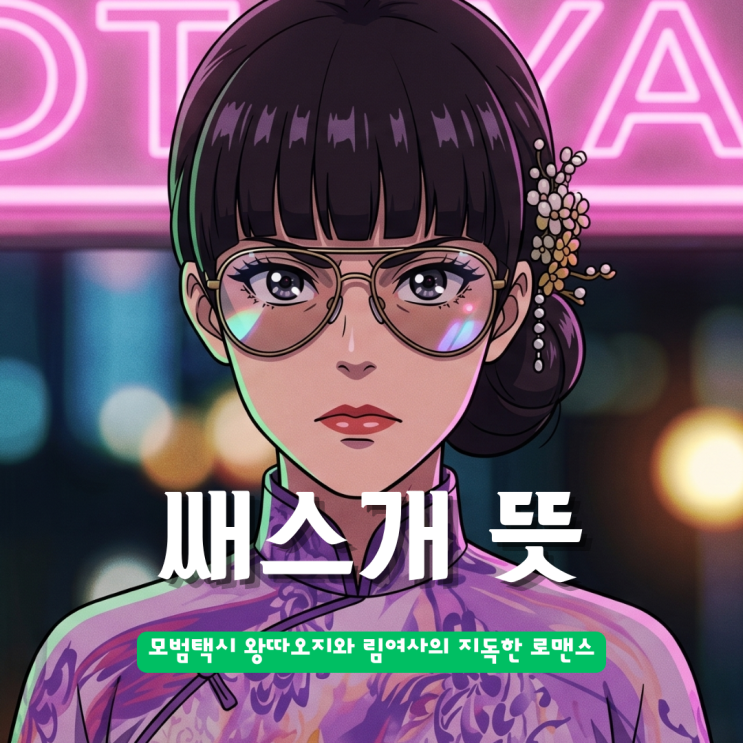  쌔스개 뜻 모범택시 왕따오지와 림여사의 지독한 명대사