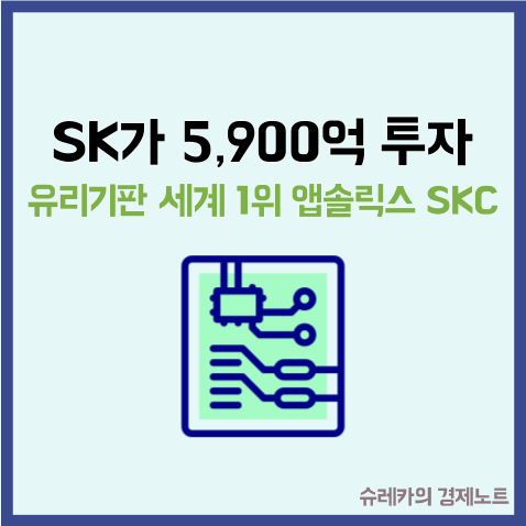  SK가 5,900억 투자한 유리기판 세계1위 앱솔릭스 SKC