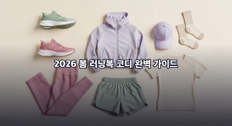 [2026 봄 러닝복 코디] 러닝 바지 × 윗도리 매칭 7가지 꿀팁 (여자·남자 공용)