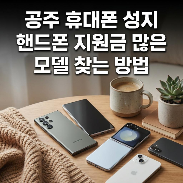  공주 휴대폰 성지 핸드폰 지원금 많은 모델 찾는 방법