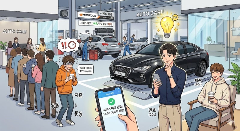 벤츠 서비스 센터 예약 꿀팁 5가지! 대기 시간 줄이는 법