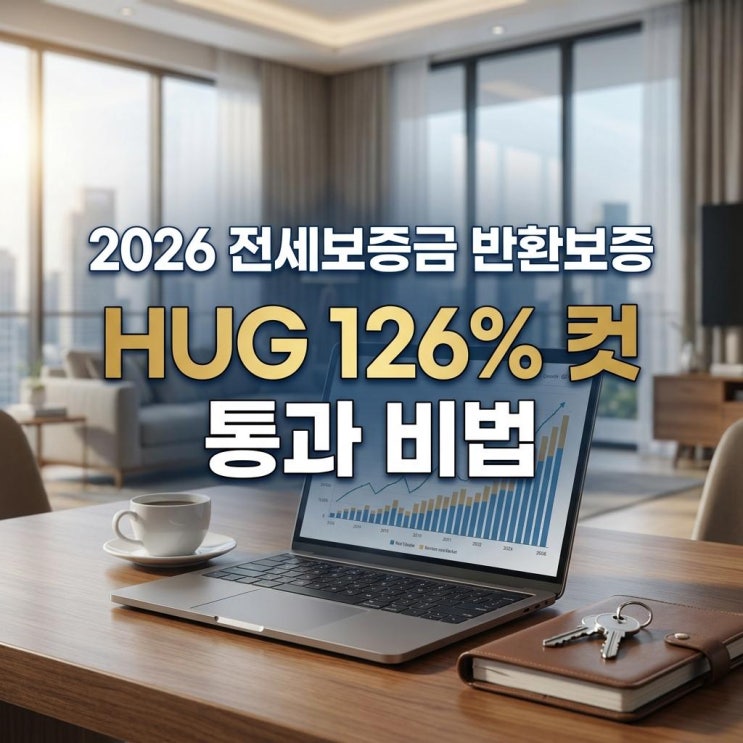  2026 전세보증금 반환보증 HUG 126% 컷 통과 비법 및 모바일 가입 총정리