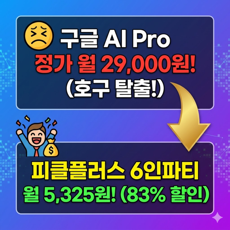  구글 AI Pro 할인 방법 | 비싼 월 요금제 정가 구독 탈출하자
