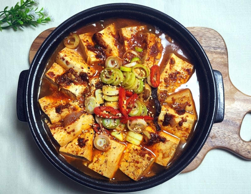 얼큰 두부전골 레시피, 두부조림, 두부찌개 만들기