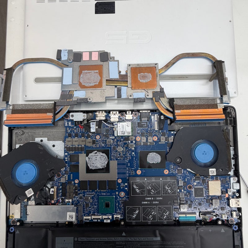 향남 노트북 수리 DELL G5 5590 발열 심할 때 해결방법! 팬청소 + 써멀구리스 재도포 후기