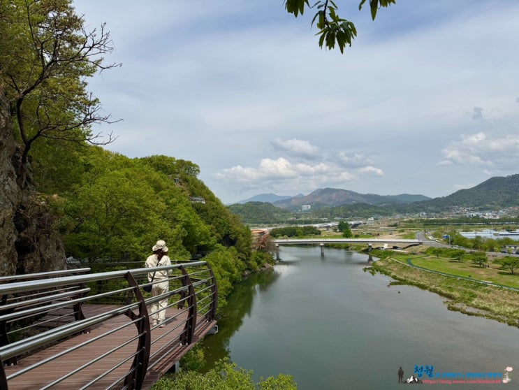   밀양 금시당, 용두산 생태공원 달팽이전망대, 수변산책로(잔도) 걷기