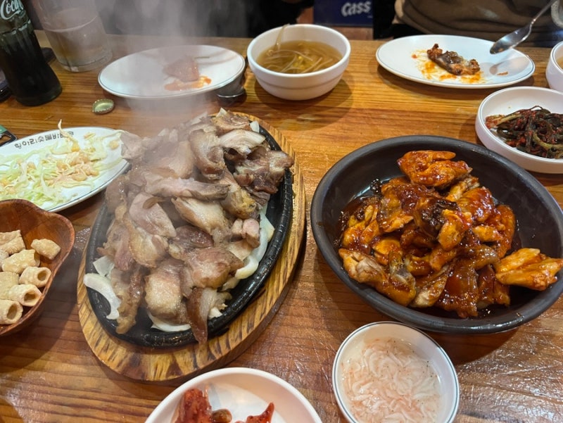 제주 화북 현지인 맛집, 20년 터줏대감 항아리숯불닭족발바베큐