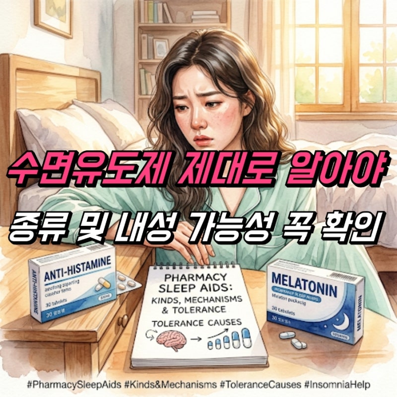 약국 수면유도제 종류, 내성 생기는 이유