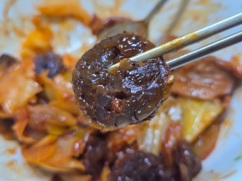 노브랜드 순대곱창볶음 (간만에 맛있는거 발견)