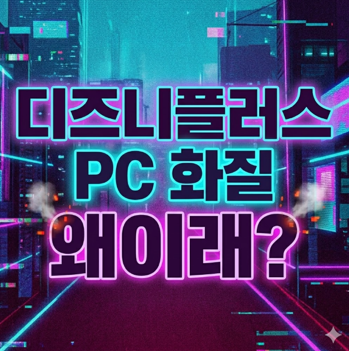  디즈니플러스 PC 화질 720p 고정이라고? 해결책을 찾아보자