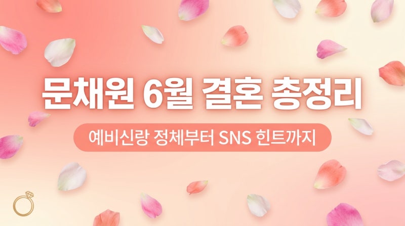 문채원 6월 결혼, 예비신랑 정체부터 SNS 속 숨겨진 힌트까지 총정리