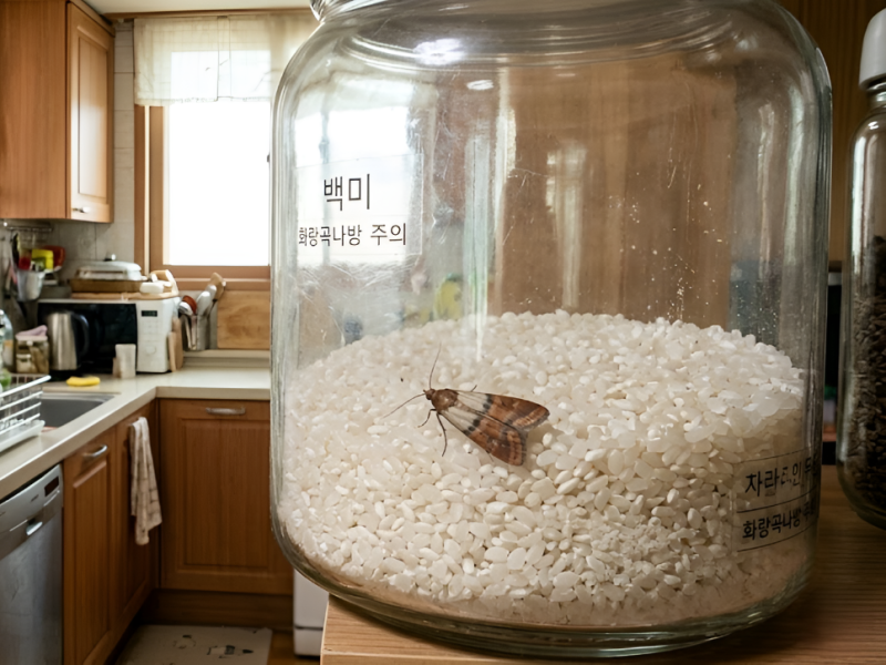 화랑곡나방, 주방 쌀통에서 시작된 번식 막으려면?