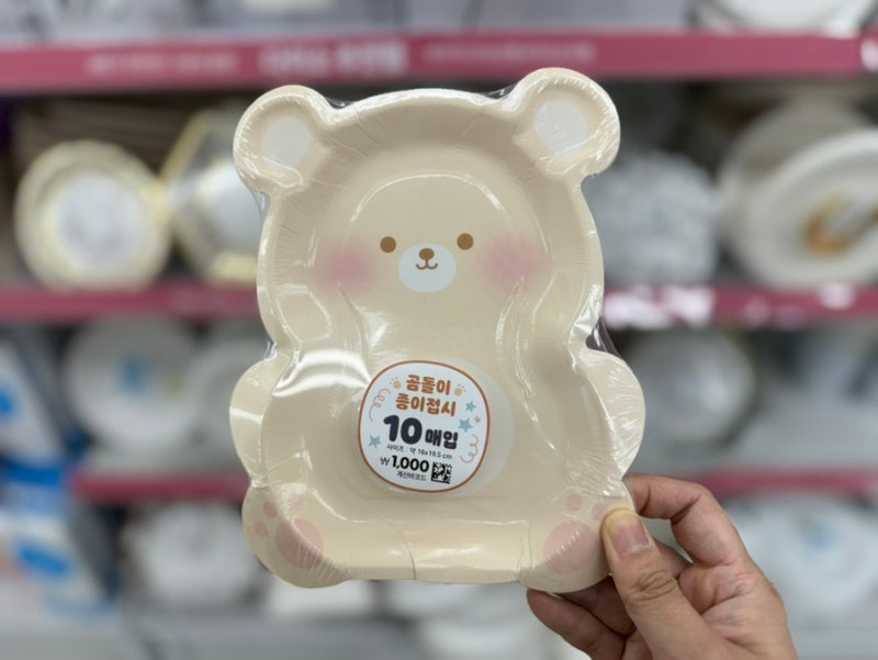 다이소 일회용 접시! 귀여운데 실용적인 피크닉용 종이접시 추천
