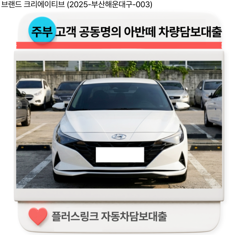 [승인사례] #45 주부 공동명의 자동차담보대출 - 제네시스G90·아반떼 차량담보 조건, 진행방법....